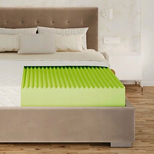 140x200 materac H3 12 cm pianka strefowa przewiewna z pokrowcem do prania na Arena.pl