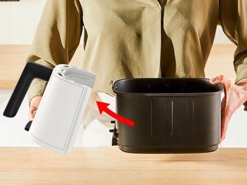 Frytkownica beztłuszczowa TEFAL Easy Fry Silence EY5521E 5l biała Air na Arena.pl