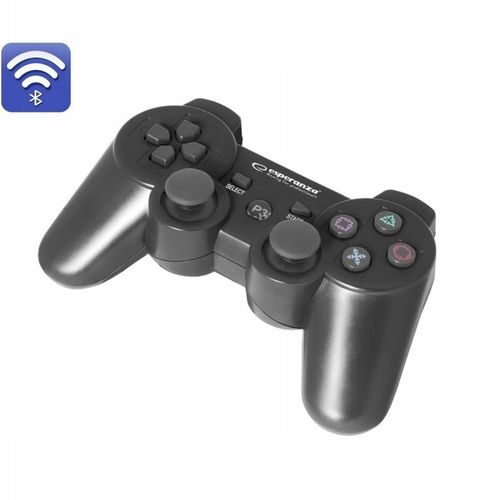 BEZPRZEWODOWY GAMEPAD BLUETOOTH PAD PS3 WIBRACJA CZARNY ESPERANZA MARINE na Arena.pl