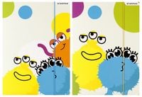 Teczka Z Gumka Pap A4 Monster Stk Fol 10/100 A'10