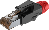 Wtyk typu RJ45 z osłoną Roxtone RJ45C5E-PHRD