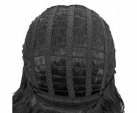 PERUKA DŁUGIE WŁOSY CZARNE KRUCZE FALE BRUNETKA SYNTETYCZNE damskie 70 cm