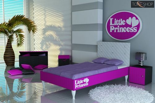 łóżko 140x80 little princess basic crystal na Arena.pl