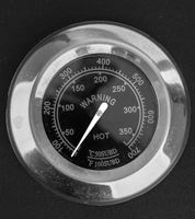 GRILL WĘGLOWY OGRODOWY DUŻY ŻELIWNY RUSZT Z POKRYWĄ POPIELNIK + TERMOMETR