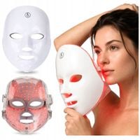 MASKA LED DO TWARZY 7 KOLORÓW TERAPIA ŚWIATŁEM ANTI AGING USB NA PREZENT