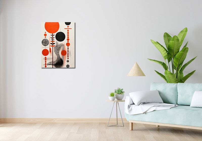 Obraz 50x70cm Kontrastowy Kosmos zdjęcie 2