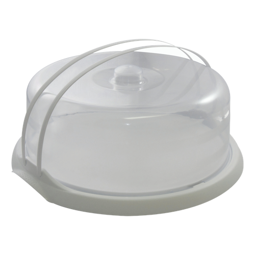 POJEMNIK OKRAGŁY NA TORT CIASTO BIAŁY 37,5x13,5 na Arena.pl