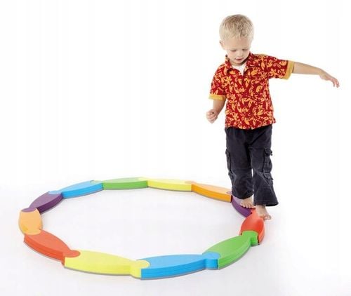 Tor animacyjny sensoryczna ścieżka do ćwiczeń Gonge kolorowa rzeka na Arena.pl