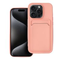 Futerał CARD CASE do IPHONE 15 Pro różowy