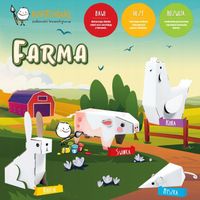 Kartoniaki Zestaw zwierzaków z tektury FARMA