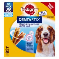 Pedigree DentaStix 10-25 kg Karma uzupełniająca 1180 g (8 x 180 g)