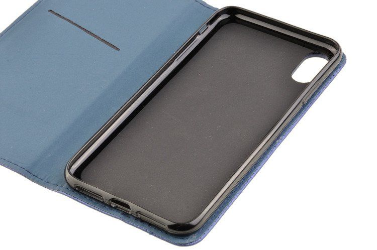 Etui Smart do Apple iPhone X / Xs niebieski zdjęcie 4