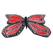 Ręcznie Malowany Motyl ze Sklejki 38x24 cm – Dekoracja na Ścianę