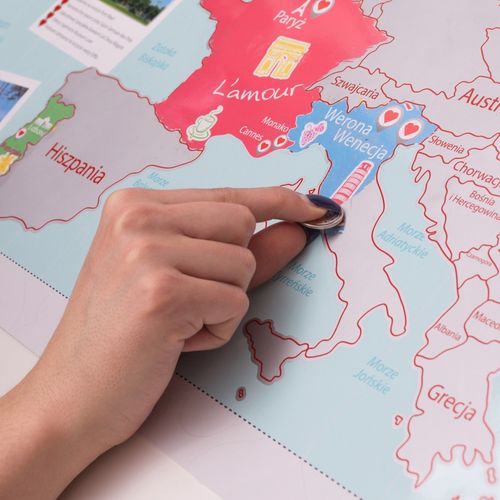 MAPA EUROPY DLA DWOJGA - ZDRAPKA DLA PAR na Arena.pl