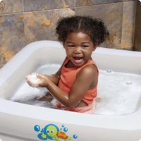 bestway podróżna dmuchana wanienka do kąpieli 2w1 brodzik basenik 51116