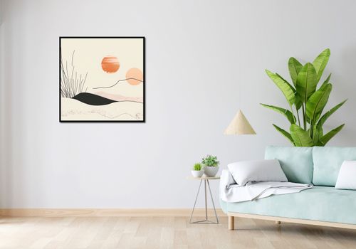 Plakat 80x80cm Miękkie Wzgórze na Arena.pl