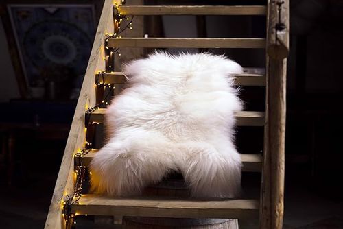 Dywan z Prawdziwej Owczej Skóry Miękki 110cm na Arena.pl