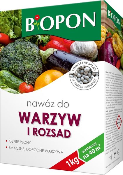 nawóz do warzyw granulat 1kg zdjęcie 2