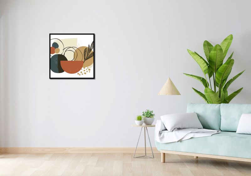 Plakat 60x60cm Kolaż Roślin zdjęcie 4