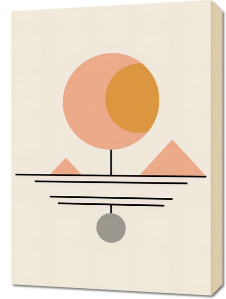 Obraz 50x70cm Geometryczna Utopia zdjęcie 1