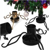 STOJAK CHOINKOWY LOFT DUŻY XXL METALOWY MISA NA WODĘ CZARNY PRODUKT POLSKI