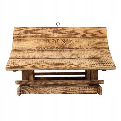 Karmnik dla Ptaków Drewniany Góralski Duży Opalany na Arena.pl