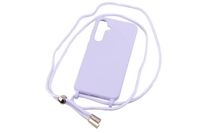 Etui ze sznurkiem RCK do Samsung Galaxy S24 FE fioletowy