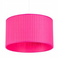 STYLOWA lampa wisząca PLISA RÓŻOWA 30cm