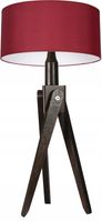 LAMPKA Biurkowa TRÓJNÓG, DREWNO, różne RODZAJE