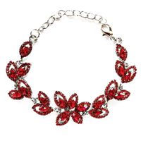 Bransoletka czerwona boho elegancka wyjściowa KOKONET 1-0116