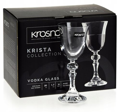 Kieliszki KRISTA do wódki 50ml komplet 6szt KROSNO na Arena.pl