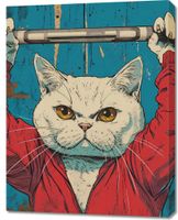 Obraz 70x90cm Mistrz Ciężarów