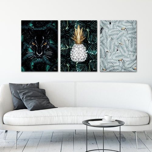 Obraz na płótnie - Canvas, Biały ananas 70x100 na Arena.pl