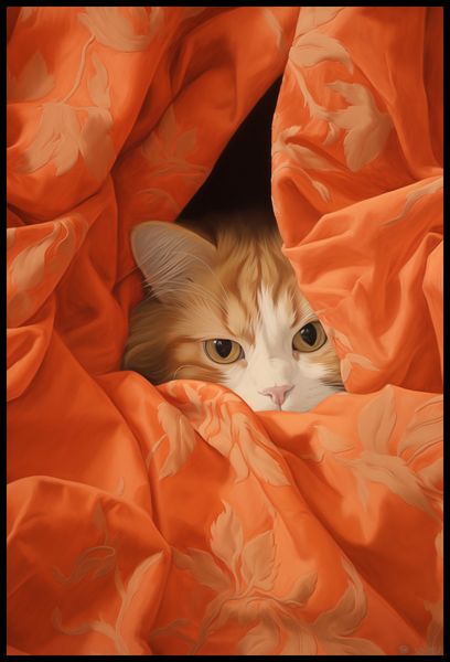 Plakat 68x101cm Ukryty Kot zdjęcie 2
