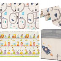 DWUSTRONNA MATA EDUKACYJNA DLA DZIECI PIANKA XPE 150x200 cm SKŁADANA DUŻA