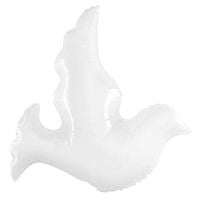 Balon foliowy Gołąb biały 45cm