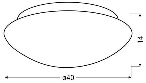 Nina plafon biały 400mm 2x60W E27 na Arena.pl