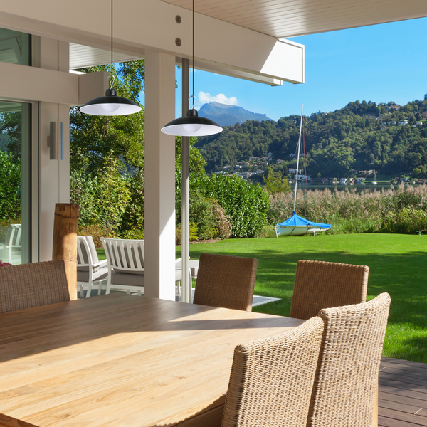 Zewnętrzny zwis z pilotem Saturn EKO9151 Ekolight LED 12W 4000K solar IP45 czarny zdjęcie 5