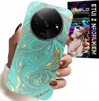ETUI DO XIAOMI REDMI A3 - MARMURKOWE WZORY + SZKŁO HARTOWANE