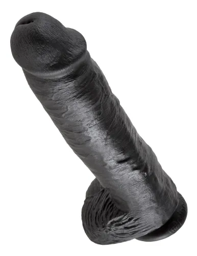 pipedream king cock model 28 cm czarny z anatomicznymi detalami na Arena.pl