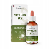 Bandini Witamina K2 MK-7 | Krople 30 ml | Wsparcie Kości i Normalne Koagulo