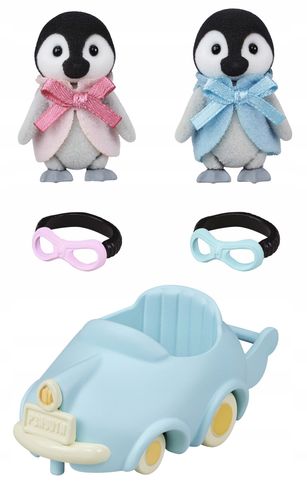Rodzina pingwinów Sylvanian Families na Arena.pl