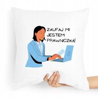 Poduszka Prezent Dla Prawnika Zaufaj Mi Z Nadrukiem Ze Zdjęciem