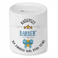 Skarbonka Dla Barbera Idealny Imieniny Prezent Z Nadrukiem Ze Zdjęciem