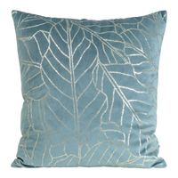 Welwetowa poszewka z nadrukiem BLINK32 45X45 niebieska