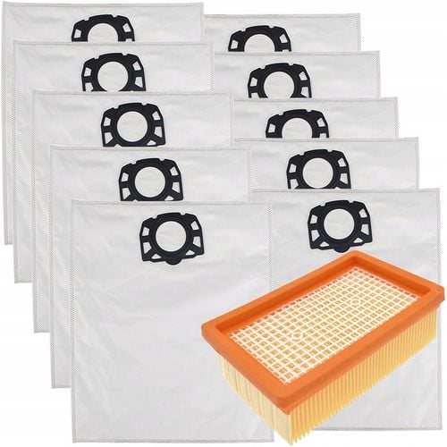 10x WORKI FILTR DO ODKURZACZA KARCHER WD4 WD5 WD6 PREMIUM KWD6 MV4 MV5 na Arena.pl