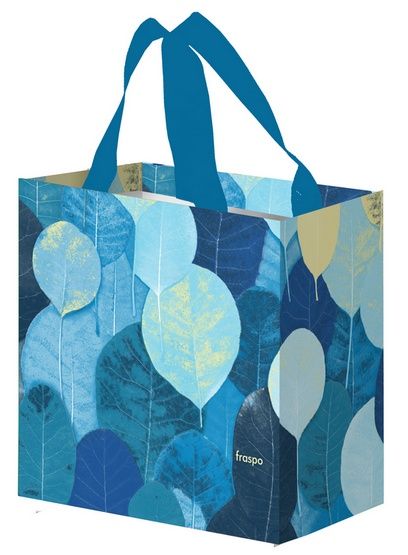 Torba Mini Kolorowe Listki 10L niebieskie zdjęcie 1