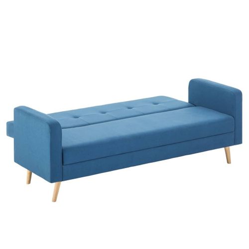 Sofa materiałowa niebieska VidaXL na Arena.pl