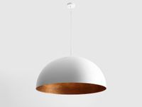 Lampa wisząca LORD 70 – miedziano-biały