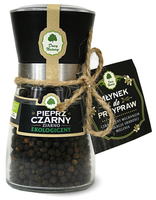 Pieprz Czarny Ziarno W MŁynku BIO 90 g - Dary Natury